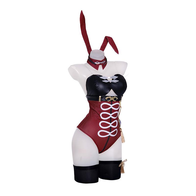   Bunny Girl Costume Beidou Bunny Suit Sexy Women Jumpsuit Original Cosplay Costume Full Set