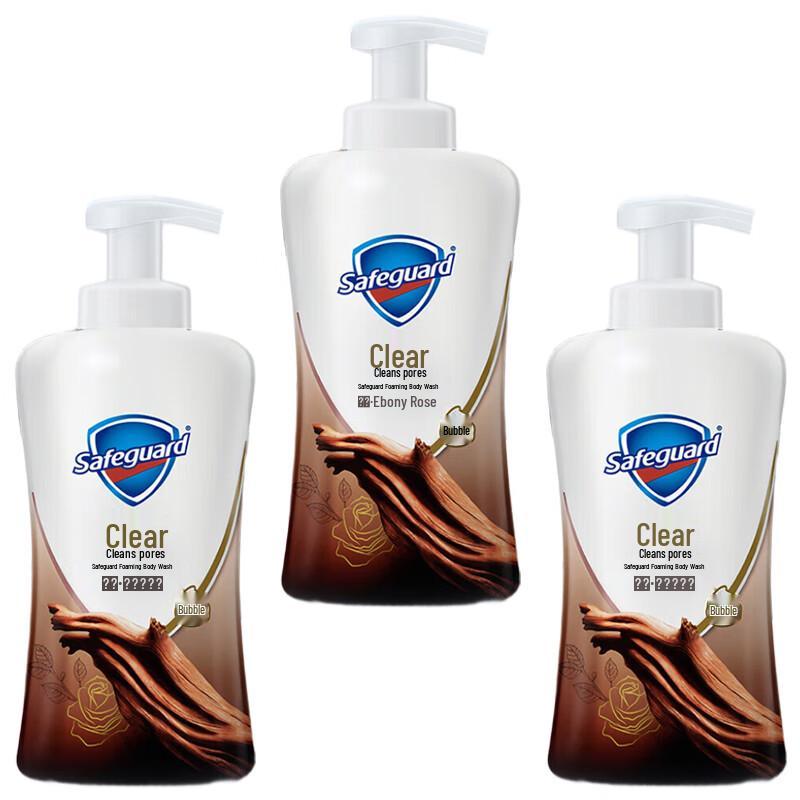 

Safeguard Ebony Rose Foam Body Wash (3x500g)