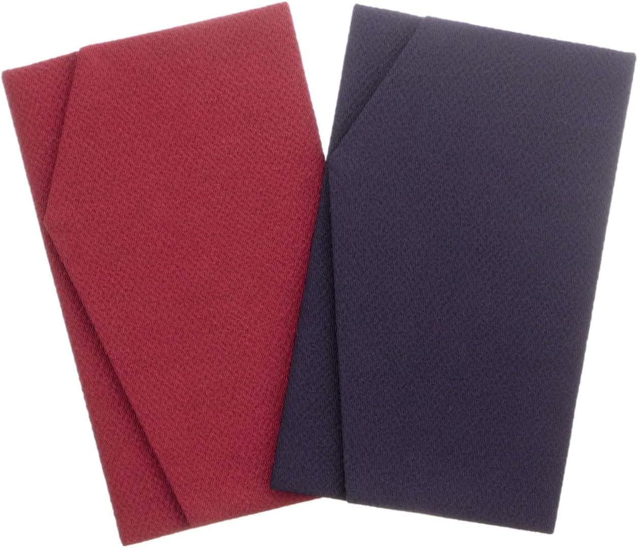 

Daiko Sangyo Chirimen Fukusa (Crepe Fabric) with Gold Envelope, Suitable for Celebrations and Condolences, Made in Japan, RedPurple, 654-WP