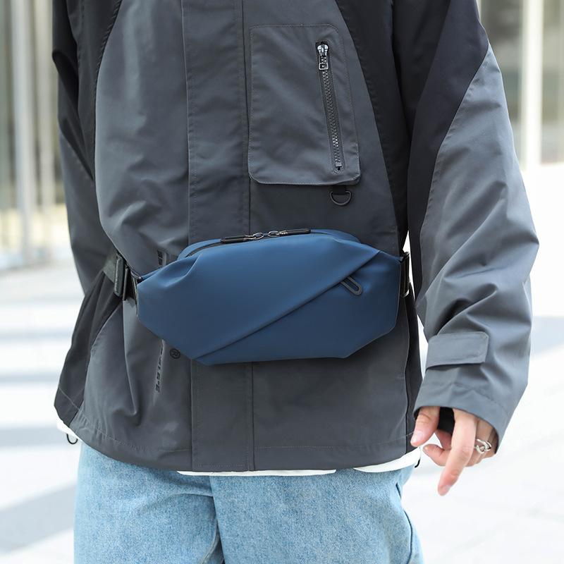 Men's Functional Messenger Bag Large Capacity Casual Shoulder Small Backpack Fashion Trend Business Multi-function Breast Bag