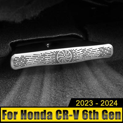 Copertura antipolvere anti-bloccaggio per bocchette di ventilazione posteriori per auto in acciaio inox per Honda CR-V CRV 6a generazione 2023 2024 2025 ibrida