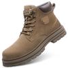 Desert Boots Heighten The First Layer Pigskin Martin Boots Internet Celebrity Thick-Soled Tooling Rhubarb Boots British Style Retro Short Boots
