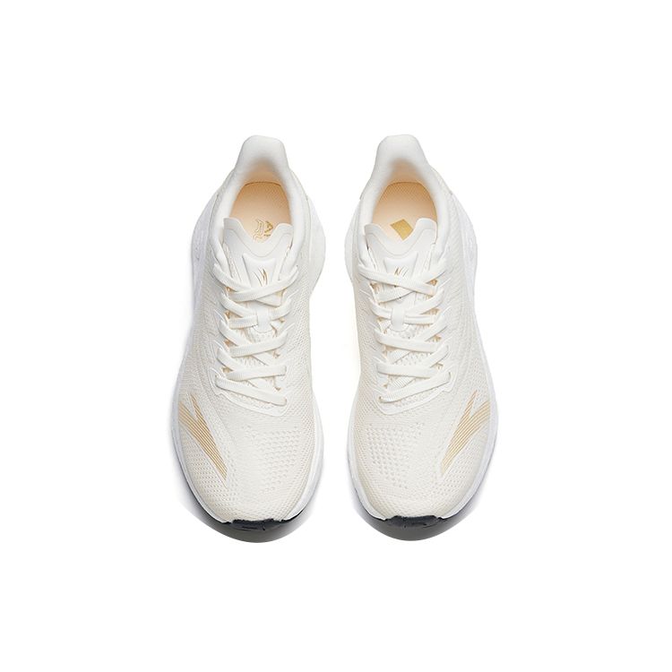 Anta Mach 1.0 Nitrogen Technology Lightweight Low-Top Running Shoes Women Running Shoes White Black 122235588S-2