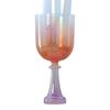 Orange-Purple Gradient Holy Grail Crystal Singing Bowl: Healing Music Instrument for Yoga and White Noise Therapy.