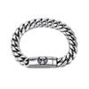 Minority Bracelet Thick Cuban Link Punk Style Skull Bracelet Men Waterproof Anti Tarnish Minimal Jewelry ALN25123248