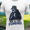 Wir kommen Schottland Fußball Streetwear T-Shirt, Saltire Ultra Fußballfan T-Shirt, Schottischer Unterstützer Weltmeisterschaft 2026 Geschenk