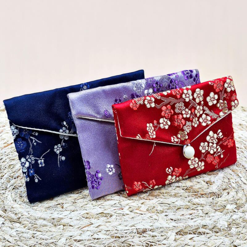 Traditional Silk Embroidered Pouch