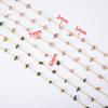 2Meters 1Meter Stainless Steel Stone Chain Irregular Natural Stone Necklace Beaded Bracelet Findings DIY Jewelry Making Supplies