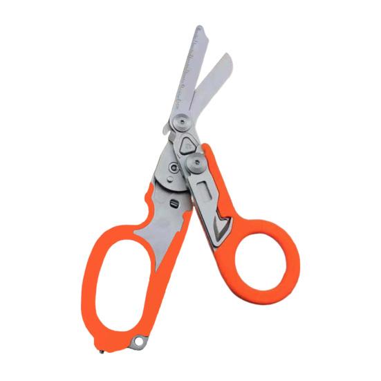 

Ножницы для экстренного реагирования Карманные складные ножницы Компактный дизайн Портативные Многофункциональные Травматические ножницы Резак для ремня безопасности