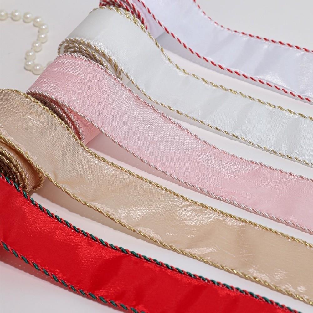 2M DIY Christmas Webbing Exquisite Woven Strap New Christmas Ribbon  Gift Box Decoration