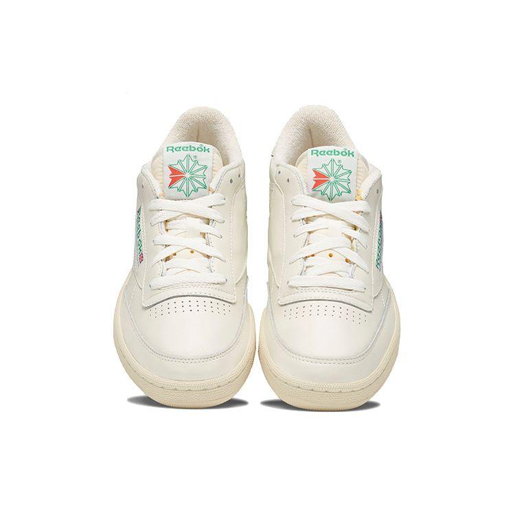 Reebok Tênis Unissex Club C 85 Vintage Chalk Glen Green Creme Branco Papel 100000317