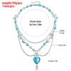 Simple Necklace Beaded Necklace Chic Pendant Necklace Fashionable Neck Jewelry Multilayer Necklace Gift for Women Girls