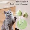 Hedgehog Face Scratcher Cat Toy with Catnip Ball Anxiety Relief Indoor Cats Catnip Stick-on Wall Toy Interactive Teething Boredom Entertainment Toy
