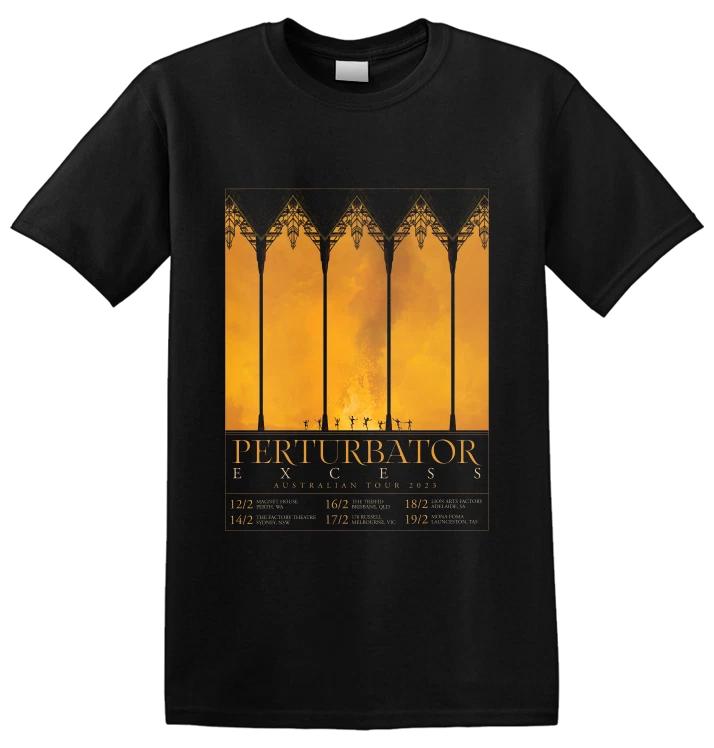 PERTURBATOR -  Excess Australian Tour  T-Shirt 4XL