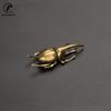 Soild Brass Cricket Figurines Miniatures Desktop Ornaments Tricky Spoof Insect Toy Retro Animal Small Statue Crafts Decorations
