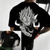 Summer Plus Size Dragon Ball Anime Printed Men and Women Tshirt Casual Parent Child Tops Harajuku Style Street Fashion Y2K