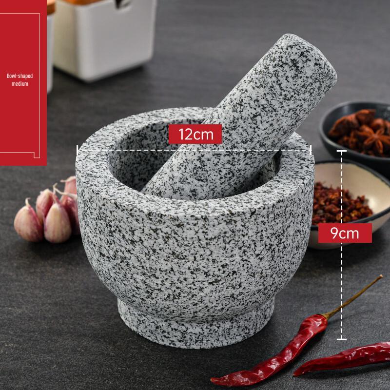 LISM Stone Garlic Mortar & Pestle Set