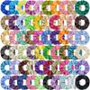 Elastici Scrunchies in Raso di Seta da Donna Tinta Unita Cordoncino per Capelli Elegante Portacoda Elastico Fascia Elastica per Capelli Accessori per Capelli