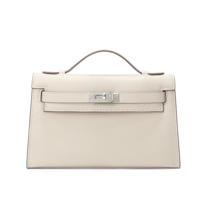 Swift erste Schicht Rindsleder Generation Kelly Umhängetasche, leichte Luxus Retro Umhängetasche, Echtleder Handtasche Tasche.