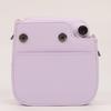 Lightweight Protective Case PU Leather Camera Case Wear Resistant Solid Color Protective with Shoulder Strap for Mini 12