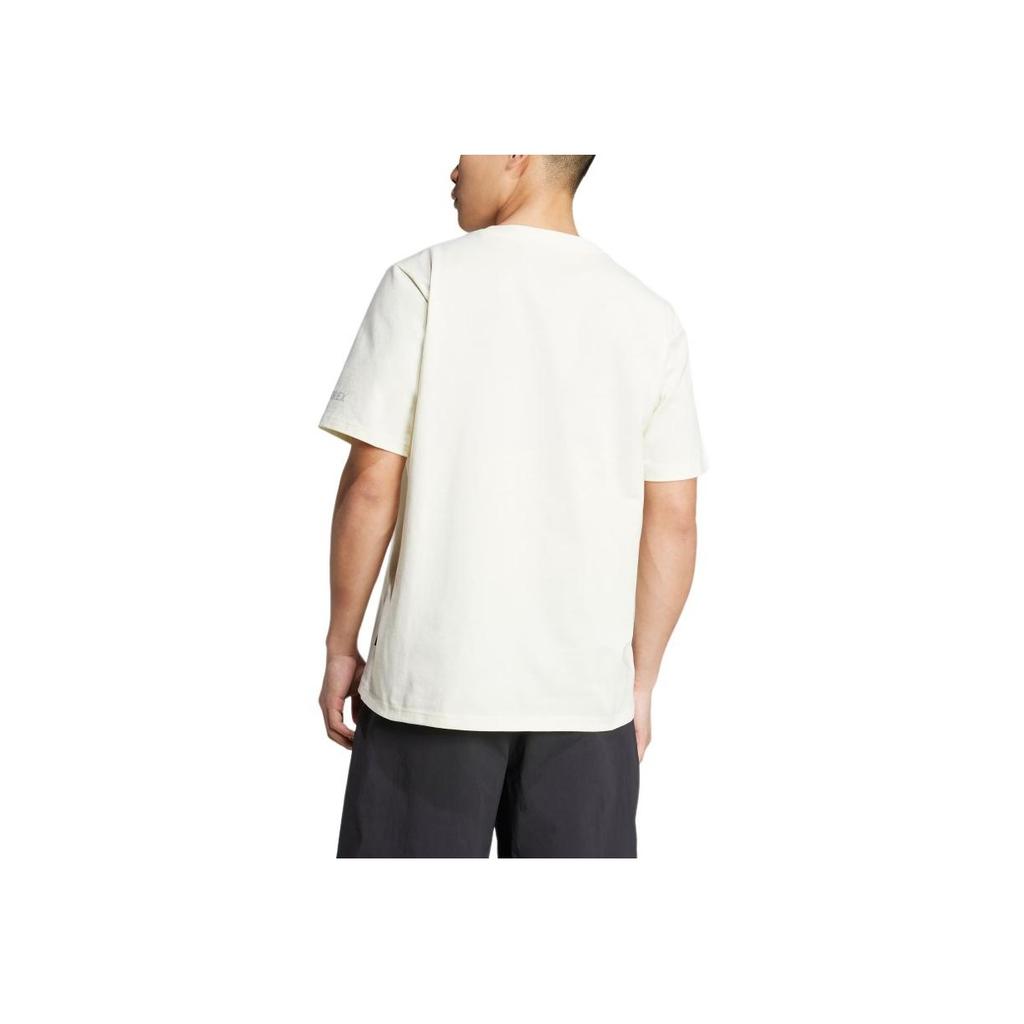 Adidas Terrex Polygiene Graphic Round Neck Outdoor Sports Short Sleeve T-Shirt Unisex Tops Ivory KA3283