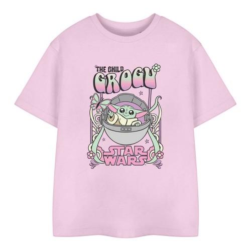 Star Wars: The Mandalorian Childrens/Kids Grogu Hippie T-Shirt