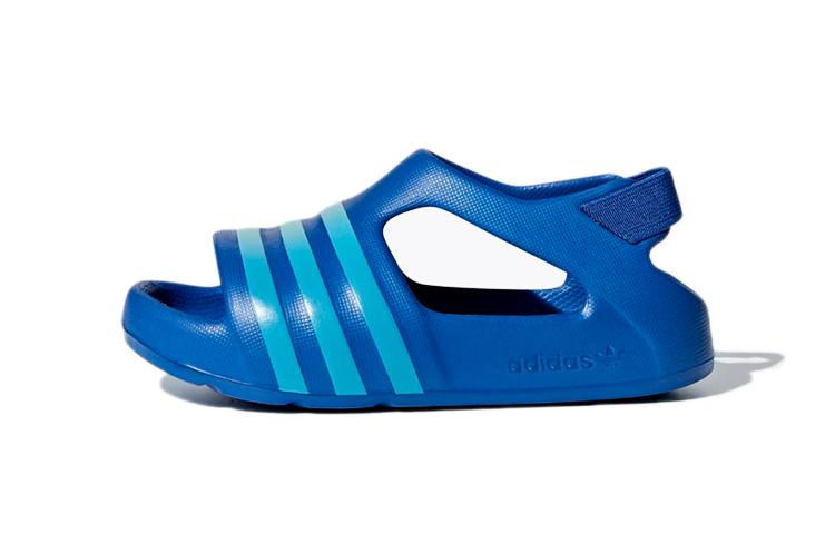 Adidas Originals Adilette Low top Toddler Shoes Blue Infant And Toddler CG6599 21