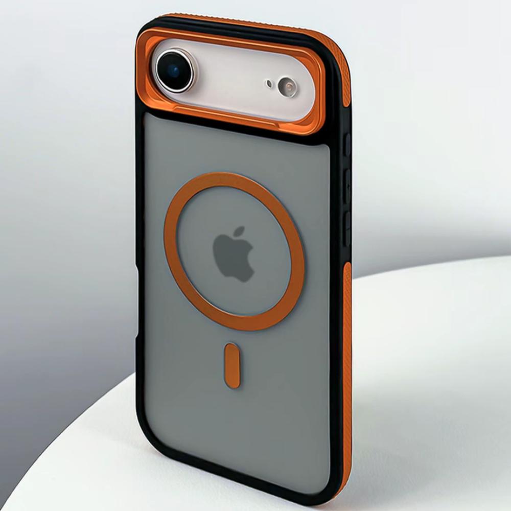 New Magnetic Color Matte Translucent Armor Shockproof Case For iPhone 17 11 12 13 14 15 16 Pro Max 17 Air For Magsafe Cover