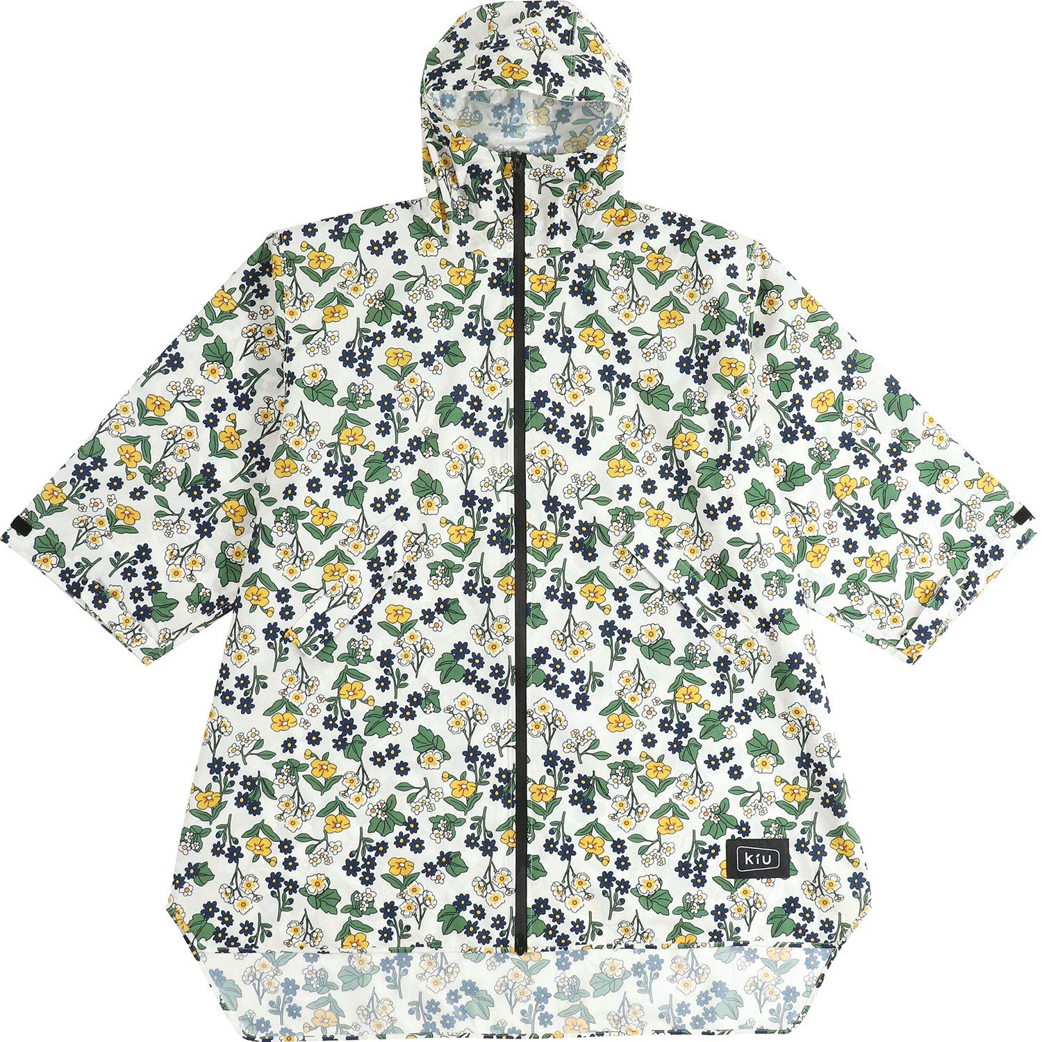 

Дождевое пончо KiU с рукавами для сильного дождя, с сумкой для хранения воды и принтом Flora Off, для дождя, велосипедов, водоотталкивающее, водонепроницаемое, в комплекте, мужское, женское, K77-050