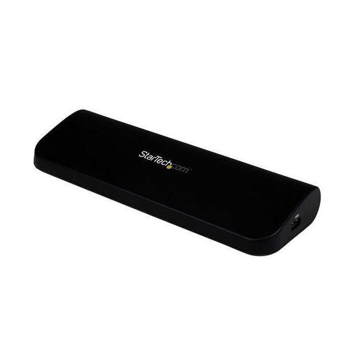 USB 3.0 dokkingstasjon - STARTECH.COM - Dobbel skjerm - HDMI og DVI/VGA - GbE og lyd