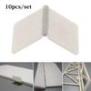 10Pcs Nylon Pinned Hinge for RC Airplane Aileron Connection RC Airplane Parts 3 Sizes Aeromodelling Model DIY Toy Accessories