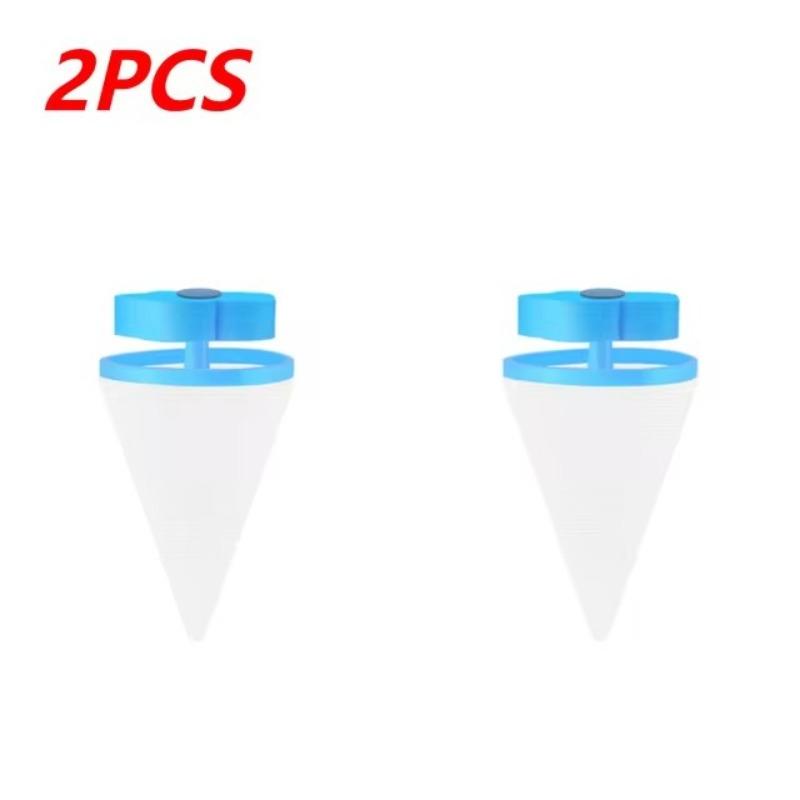 1/2/4PCS Floating Pet Fur Catcher Washing Machine Dog Hair Filter Mesh Bag Household Reusable Lint Hair Removal Catching Mesh Bag