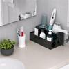 Hair Tool Organizer Acrylic Countertop Hair Dryer And Styling Holder Makeup Toiletries Vanity Storage Stand With Cups A Durable
