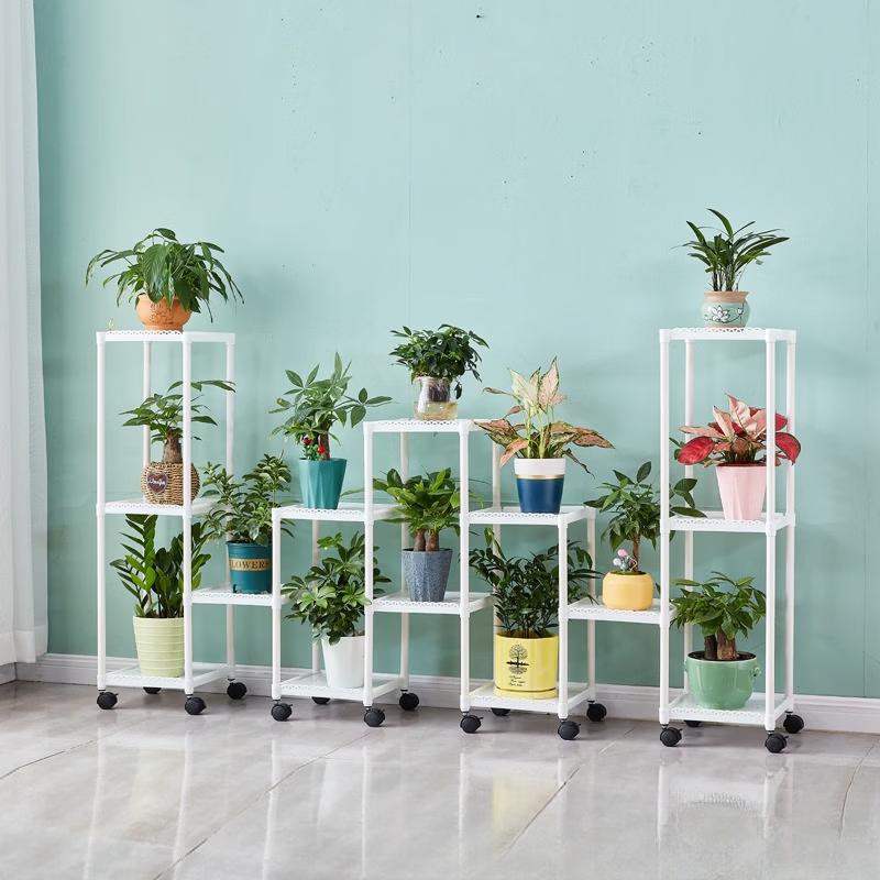 Multi-Tier Iron Flower Stand