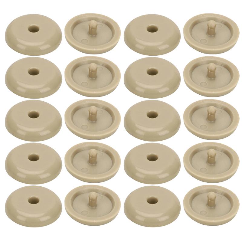 30Pcs car safety seatbelt stopper buckle auto seat belt spacing limit stop plastic anti-slip button retainer rivet stud clips