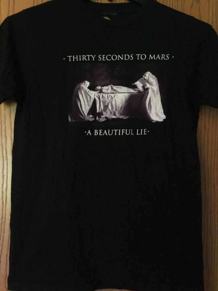 Thirty Seconds To Mars «A Beautiful Lie» Черная хлопковая футболка Все размеры  TA73 Унисекс футболка S