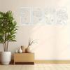 Metall Wanddeko Set 4 Teile Modernes Wohninterieur