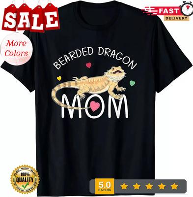 2025/Bearded Dragon Shirt for Mom, Funny Mother Day Gift T-Shirt Unisex T-Shirt