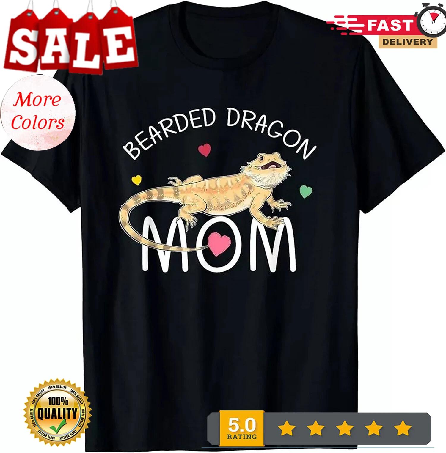 2025/Bearded dragon Shirt for mom, Funny mother day gift T-Shirt Unisex T-Shirt S
