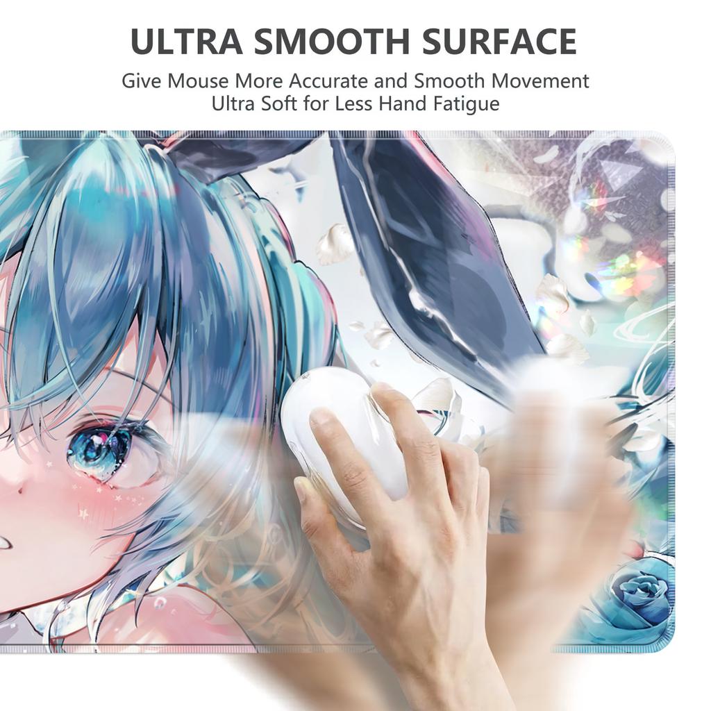 Mouse Pad Desk Mat Carpet H-hatsune M-Miku Desk Accessories Laptop Gamer Mausepad Mousepad Office Tables Mouse Mats Keyboard Pad