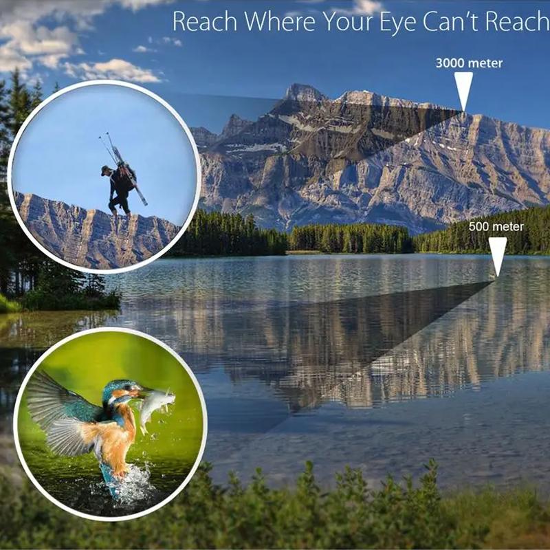 Professional Binoculars High Magnification Night Vision Portable Telescope For Camping Outdoor