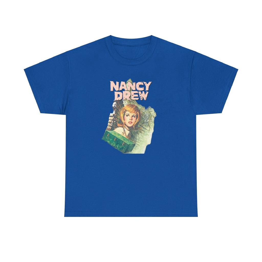 Nancy Drew Heavy Cotton Tee, Nancy Drew Fan Gift, Nancy Drew Book Cover Tee