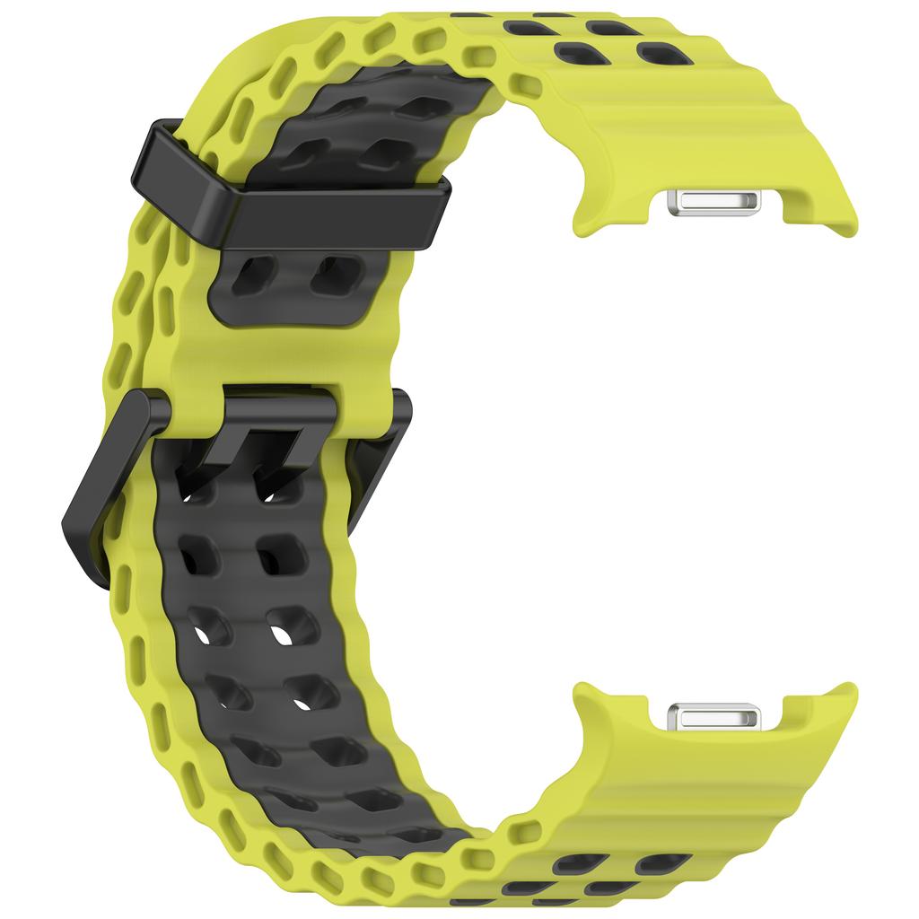 Two-Tone Sports Silicone Strap For Samsung Galaxy Watch 8 2025 Marine Band Bracelet For Galaxy 8 Classic /8 40 44mm Watchband
