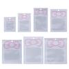 100pcs Plastic Bags Resealable Seal Bags Self Sealing Bag for Jewelry Packaging Candy Cookie Storage Pouches