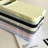 For iPhone 17 Pro Max Case Wave Pattern Liquid Silicone Shockproof Phone Cover