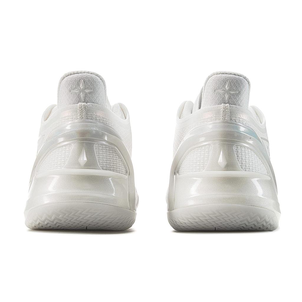 Li Ning Liren 4 V2 Cushioning Slip Resistant Support Lightweight Rebound Low top Basketball Shoes Men's White ABAU037-17