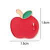 Cute Fruits Series Brooch Cartoon Custom Pins Strawberry Pineapple Peach Apple Persimmon Enamel Badge Jewelry for Backpack Gifts