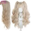 Double Ponytail Synthetic Wig For Women Lolita Clip-on Style Double Ponytail Wig Suitable For Role Playing Christmas Halloween