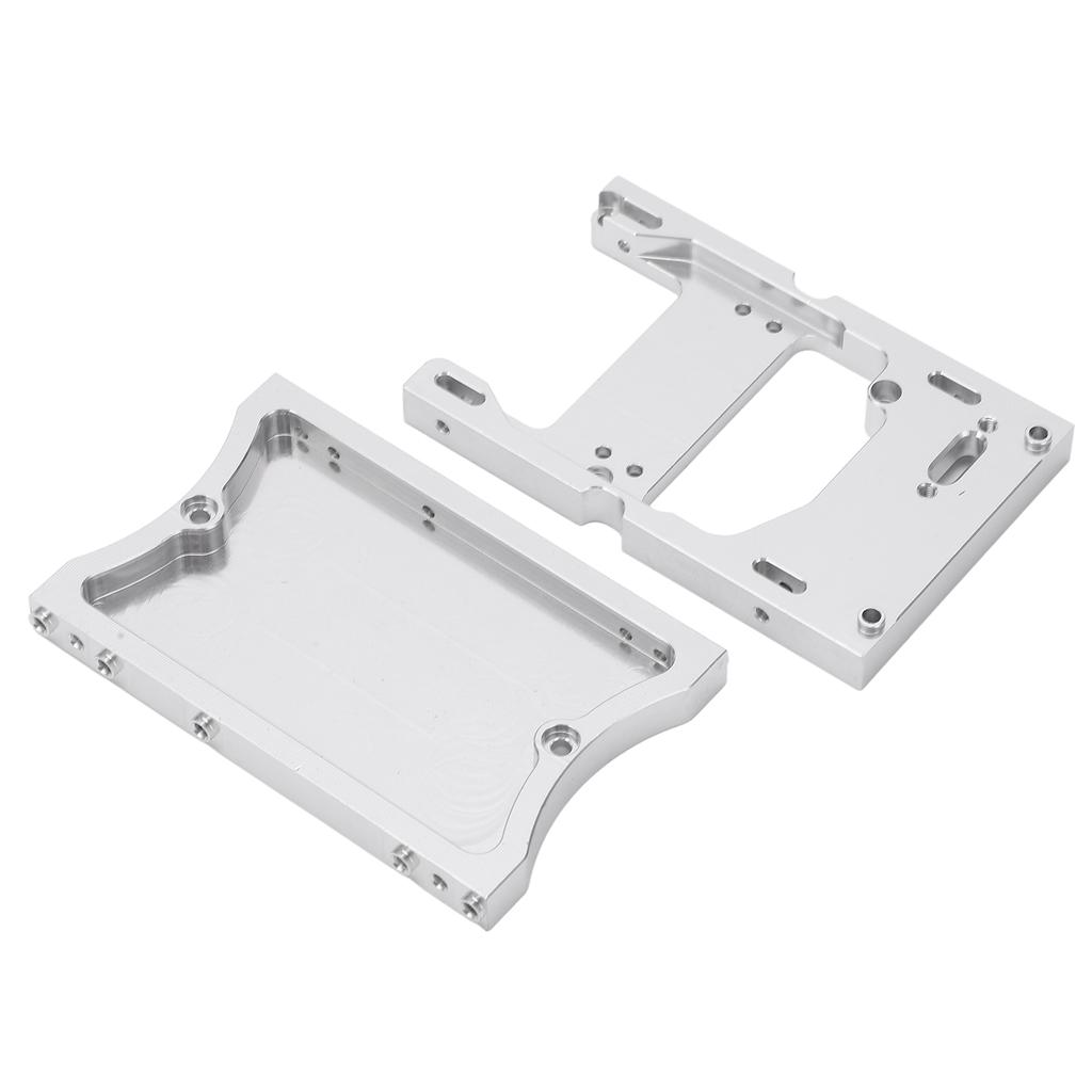 Aluminum Alloy Steering Gear Compartment with Tail Beam Set for MN D90 MN98 RC Car Upgrade Parts