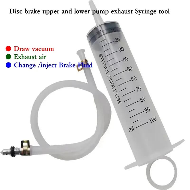 Motorcycle Bleed Kit Brake Caliper Gas Bleed Syringe Tool For Hydraulic Disc Brake Universal For Honda Yamaha Kawasaki Suzuki